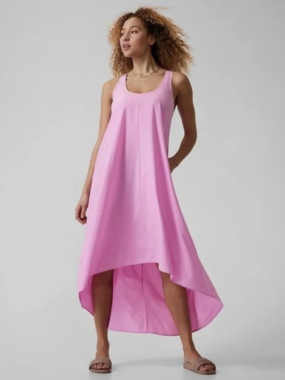 Athleta Pink Presidio Dress, XXS